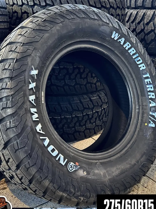 4 Neumáticos 275/60R15 Novamax Warrior A/T 107T