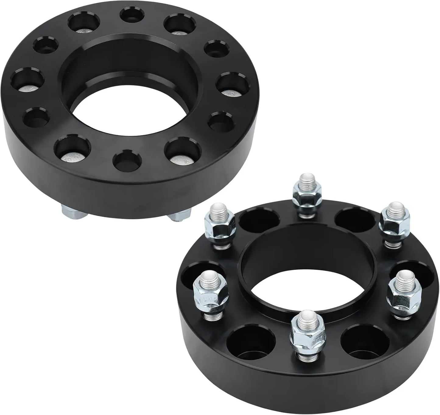 DESPLAZADORES / ESPACIADORES 6X139.7 - 1.5 PULGADAS | NEGROS CON CENTRADOR ( 4 UNIDADES)