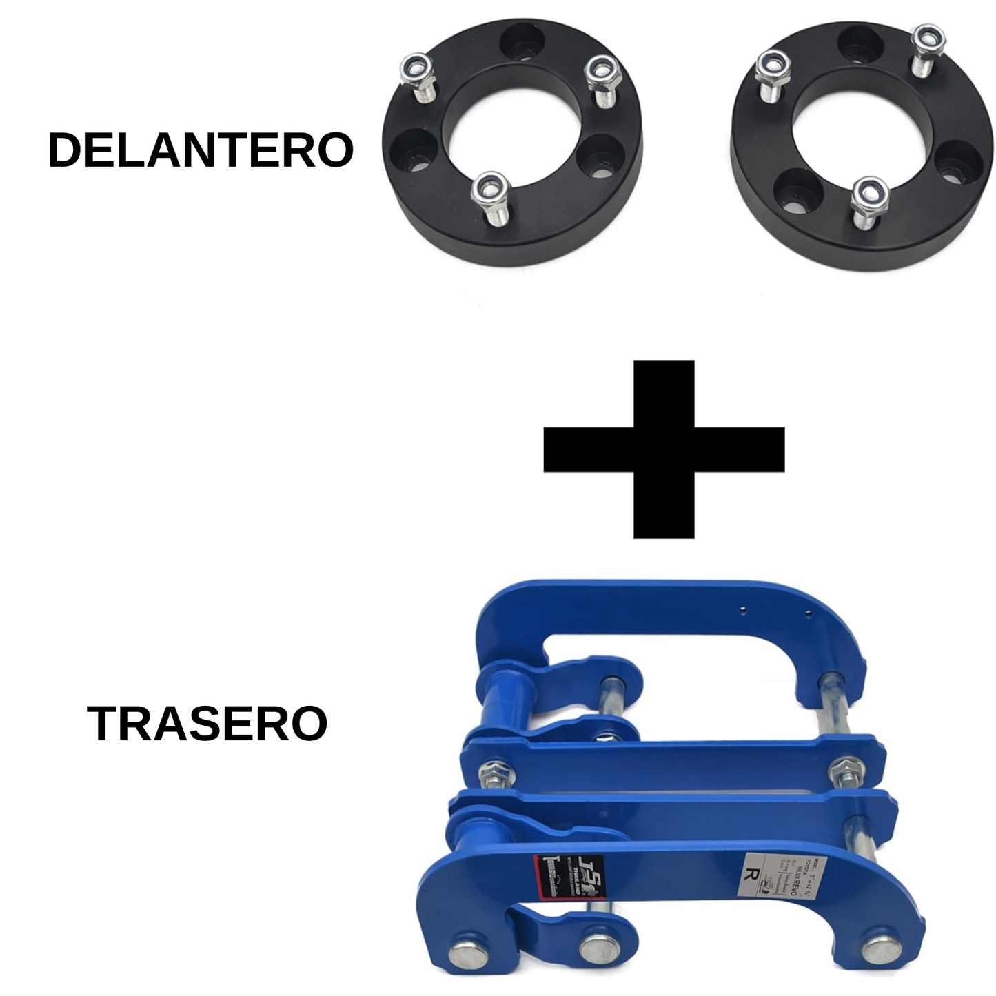 KIT DE LEVANTE 2 PULGADAS + CANDADOS CONFORTABLES | DMAX - COLORADO - MAXUS