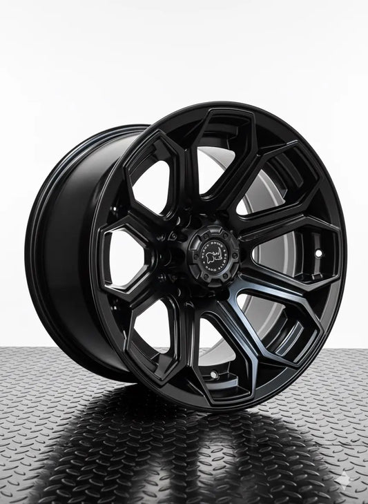 4 Llantas 17x9 6x139.7 BlackRhino ET -12 Negro mate