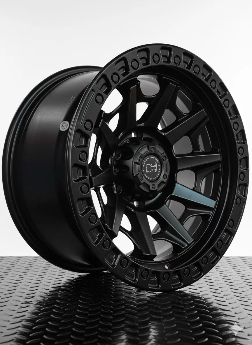 4 Llantas 17x9 6x139.7 Et -12 Blackrhino negro mate