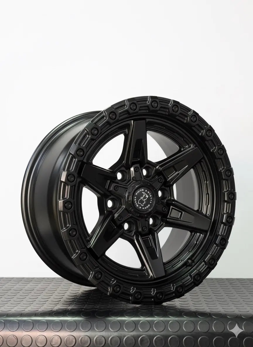 4 Llantas 17x9 6x139.7 Et -12 negro mate Blackrhino