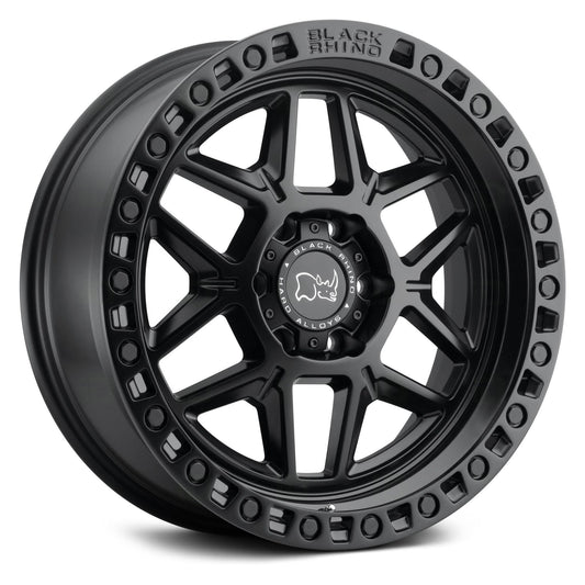 4 Llantas 17x9 5x130 ET -10 Black Rhino Negro Mate