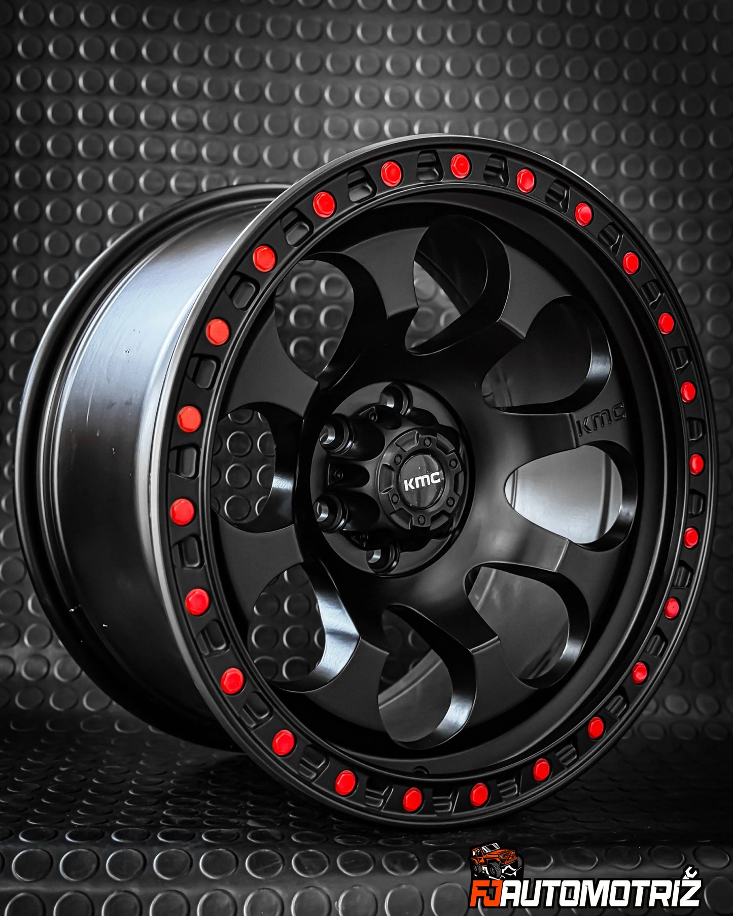 4 Llantas 17x9 6x114 ET 0 KMC Negra Mate