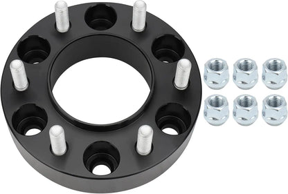 DESPLAZADORES / ESPACIADORES 6X139.7 - 1.5 PULGADAS | NEGROS CON CENTRADOR ( 4 UNIDADES)