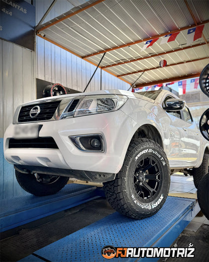 4 Llantas 17x9 6x139.7  ET-15 Negro Mate Raptor