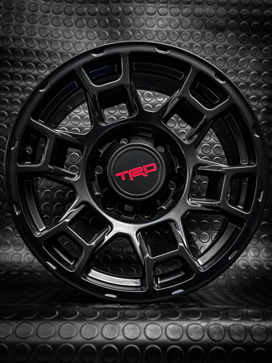 4 Llantas 16x8 6x139.7 Negro mate ET 0 TRD