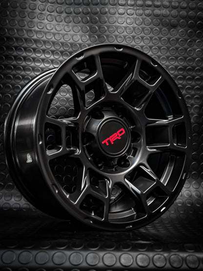 4 Llantas 16x8 6x139.7 Negro mate ET 0 TRD