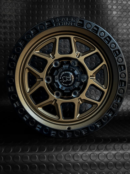 4 Llantas 16x8 6x139.7 ET 0 Blackrhino Bronce