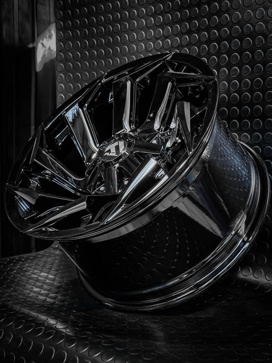 4 Llantas 17x9 5x120 ET -12 Fuel Negro Gloss