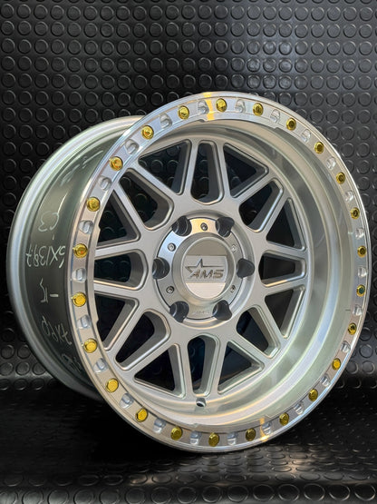4 Llantas 17x9 6x139.7 ET-15 AMS cromadas