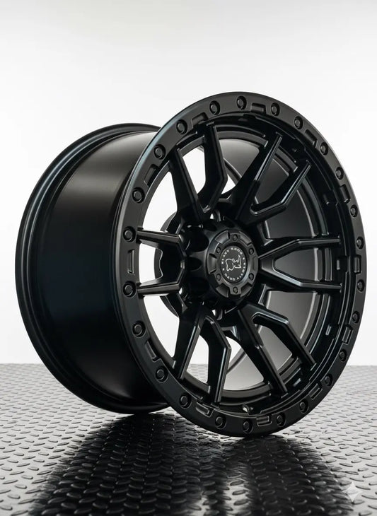 4 Llantas 17x9 6x114 Blackrhino ET -12 Negro mate