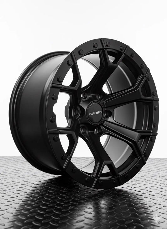 4 Llantas 17x9 6x139.7  ET-15 Negro Mate Raptor