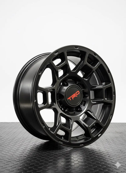 4 Llantas 16x8 6x139.7 Negro mate ET 0 TRD