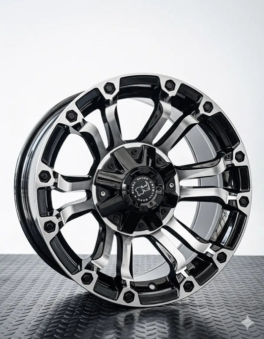 4 LLANTAS 16X8 6X139.7  ET 0 BLACKRHINO GLOSS