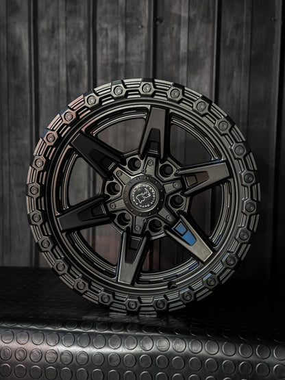 4 Llantas 17x9 6x139.7 Et -12 negro mate Blackrhino