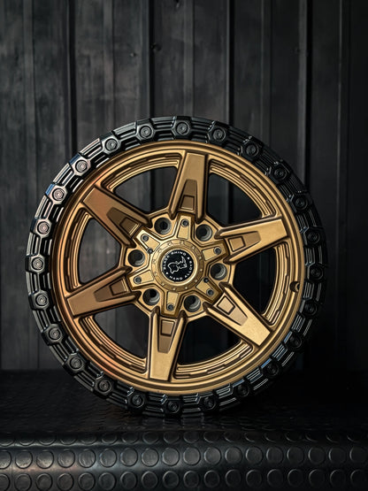 4 Llantas 17x9  6x139.7 ET -12 Bronce Blackrhino