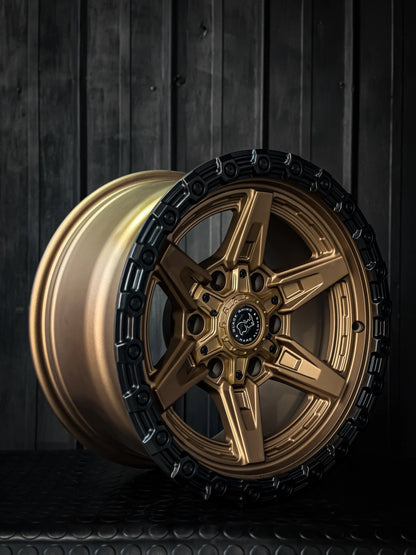 4 Llantas 17x9  6x139.7 ET -12 Bronce Blackrhino