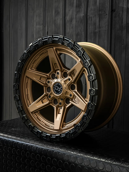 4 Llantas 17x9  6x139.7 ET -12 Bronce Blackrhino