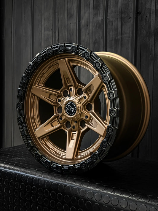 4 Llantas 17x9  6x139.7 ET -12 Bronce Blackrhino