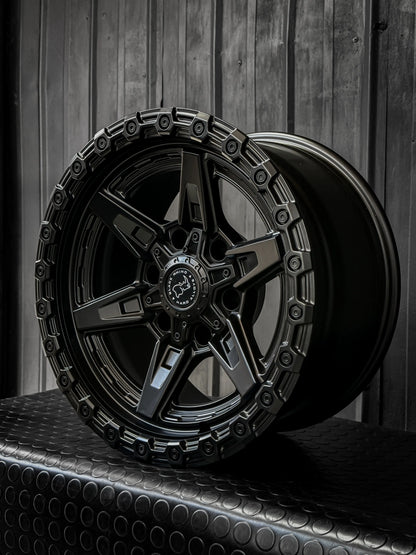4 Llantas 17x9 6x139.7 Et -12 negro mate Blackrhino