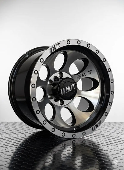 4 Llantas 16x10 6x139.7 ET-44 Cromadas/Negro Gloss