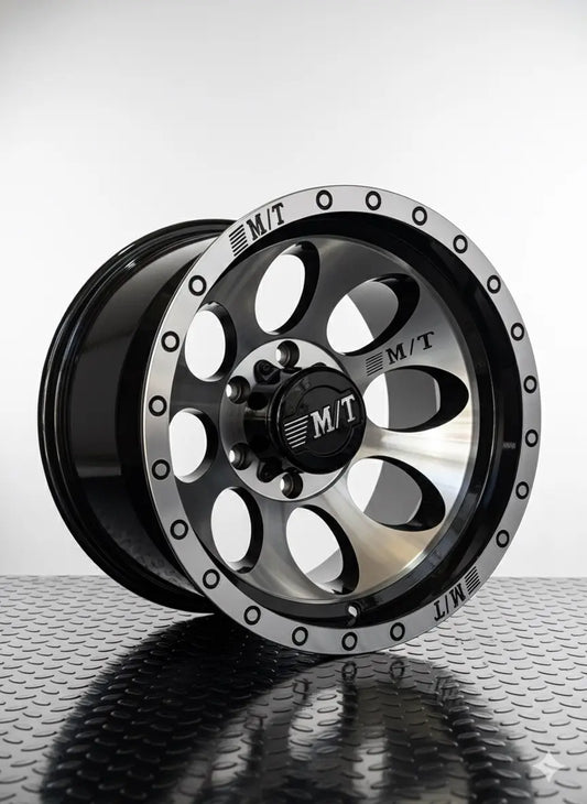 4 Llantas 16x10 6x139.7 ET-44 Cromadas/Negro Gloss
