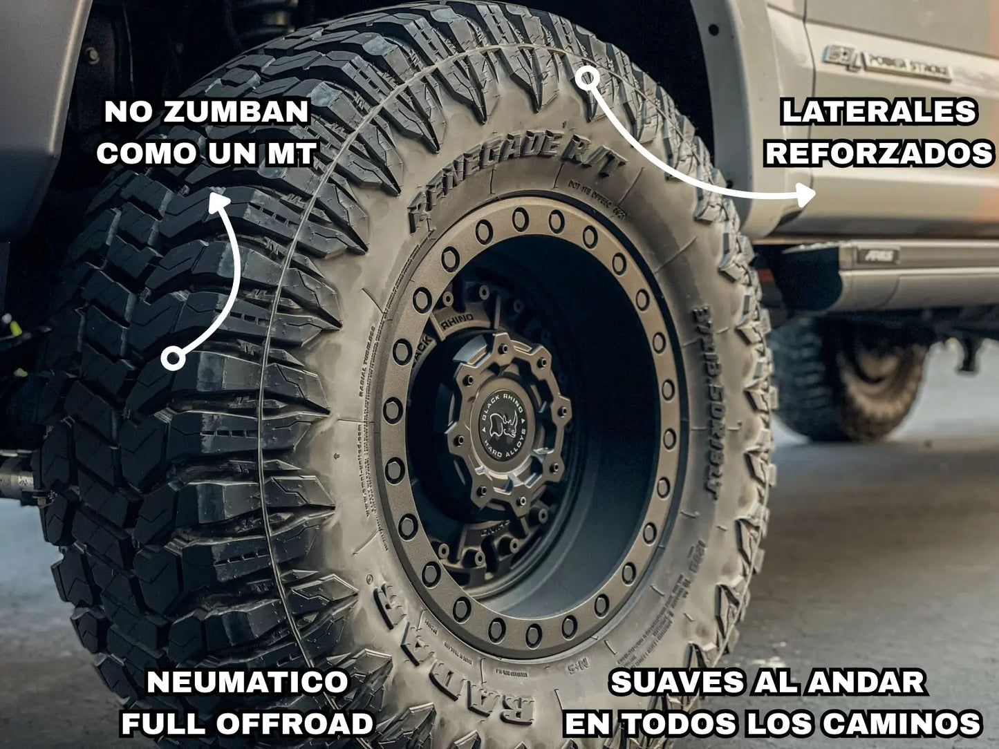 4 neumaticos 265/70 R18 121/118Q Radar Renegade RT+