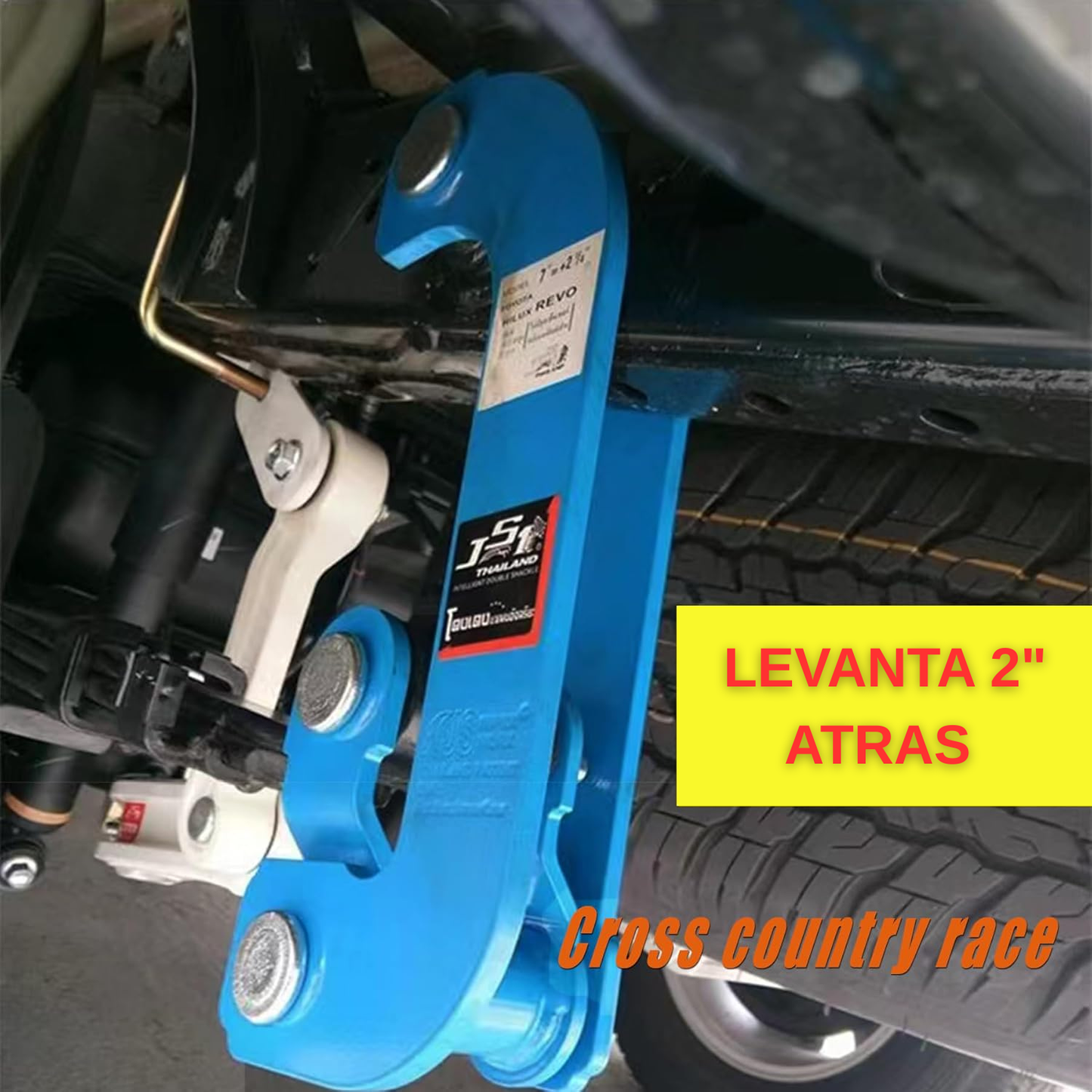 KIT DE LEVANTE TOYOTA HILUX 2 PULGADAS / CANDADOS CONFORTABLE +2015