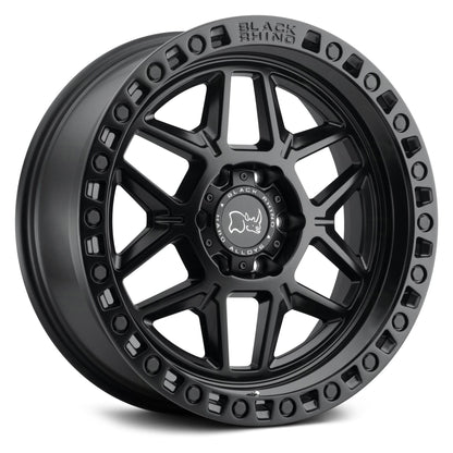 4 Llantas 16x8 6x114 ET 0  Black Rhino  Negra Mate