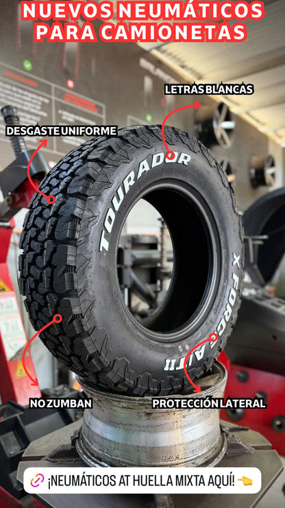 4 Neumaticos 215/75R14 A/T 95S Tourador Xforce