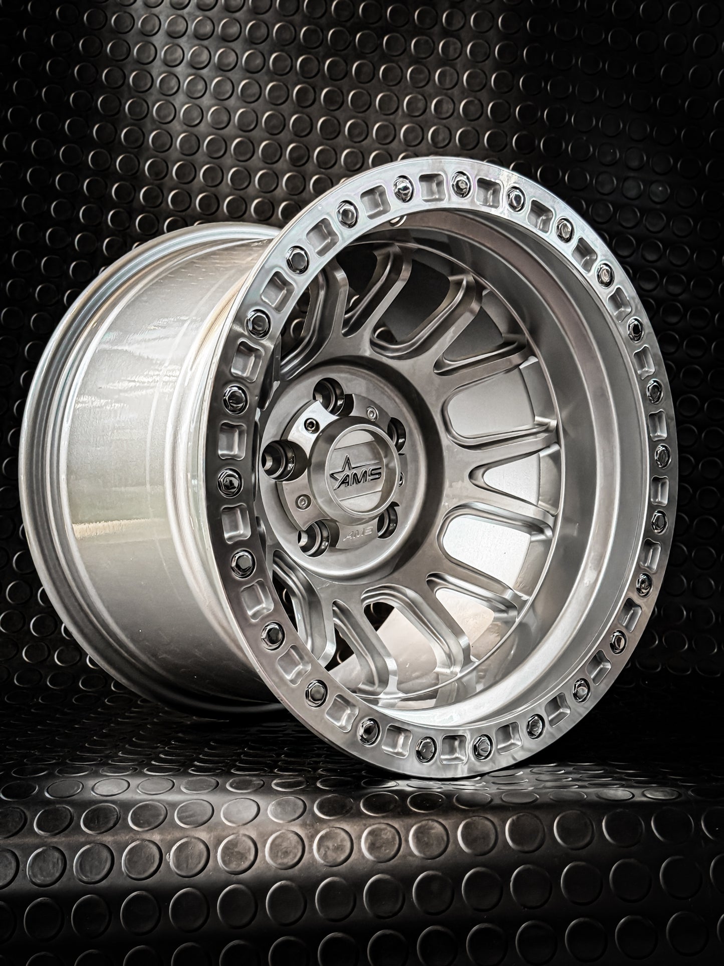 4 Llantas 15x10 5x114.3 et -44 cromadas AMS