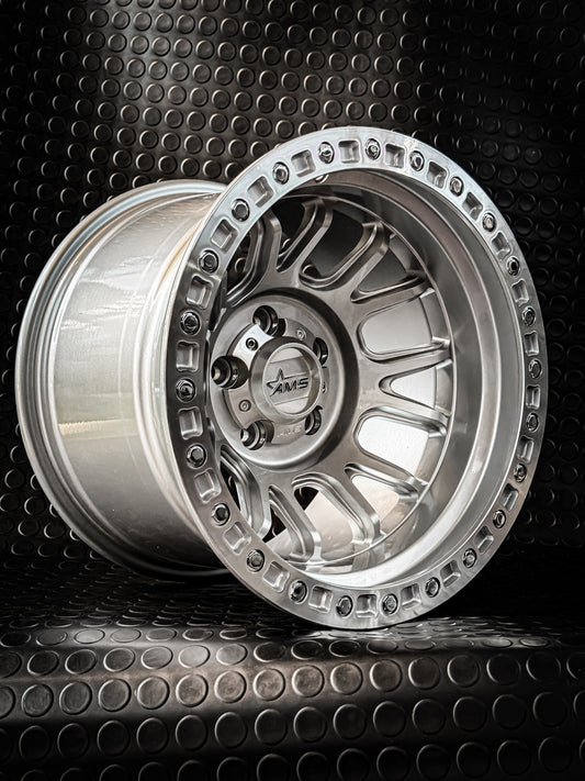 4 Llantas 15x10 5x114.3 et -44 cromadas AMS