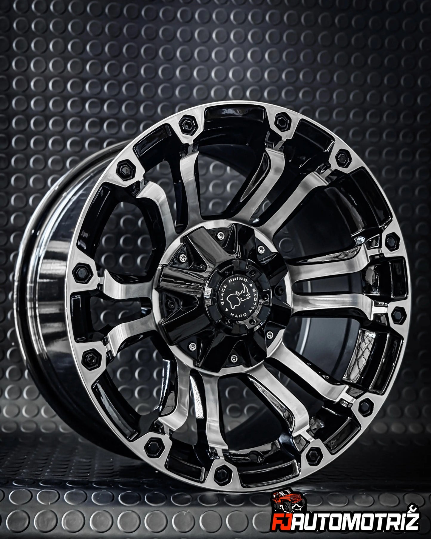 4 LLANTAS 16X8 6X139.7  ET 0 BLACKRHINO GLOSS